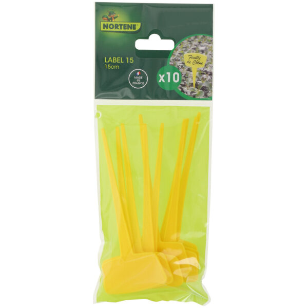 Yellow Plant Labels 5x15 cm