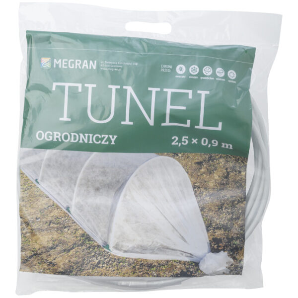 Grow Tunnel with Cover Veil 0,9 x 2,5 m
