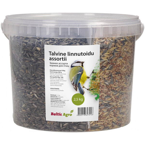 Talvine linnutoidu assortii 2,5 kg