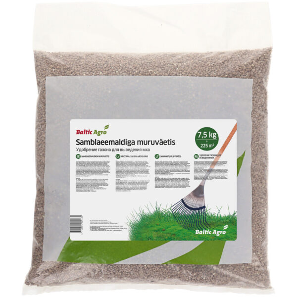 Samblaeemaldiga muruväetis 7,5 kg