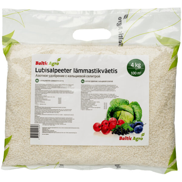 Lubisalpeeter lämmastikväetis 4 kg