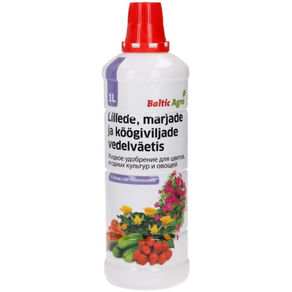 Lillede, marjade, köögiviljade väetis