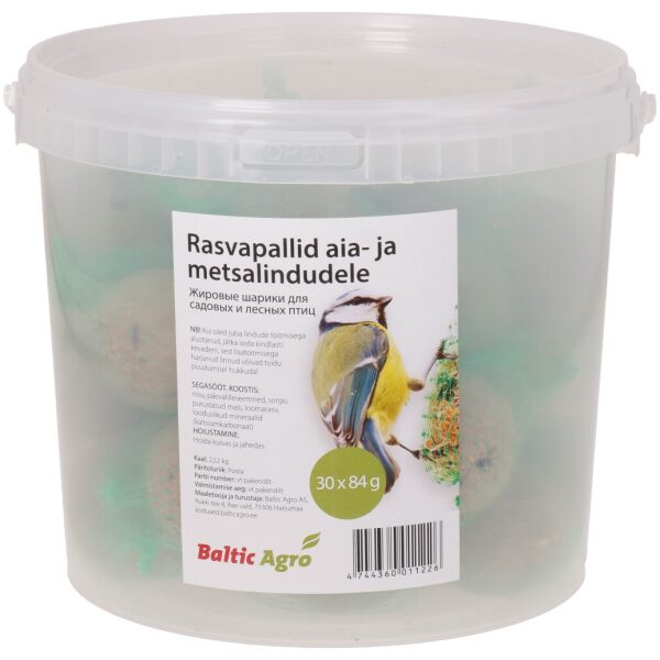 Rasvapallid lindudele 30 x 84 g