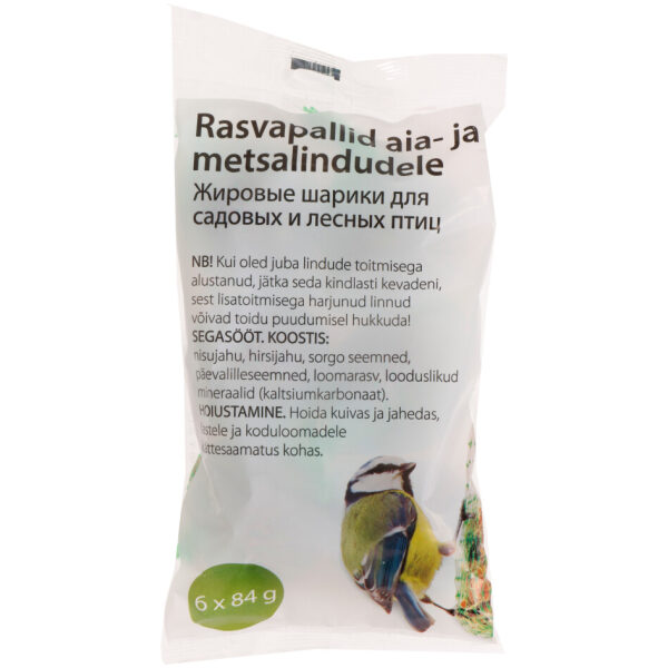Rasvapallid lindudele 6 x 84 g