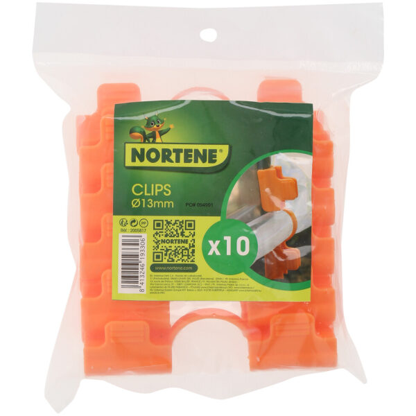 Kinnitusklambrid PVC-le 10 tk, oranž
