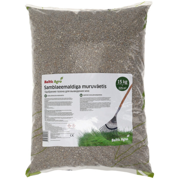 Samblaeemaldiga muruväetis 15 kg
