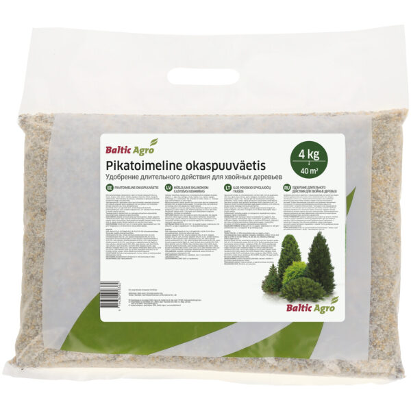 Pikatoimeline okaspuuväetis 4 kg