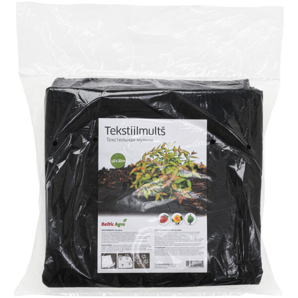 Ground Mulch Cover 1,6x20 m black - Image 2