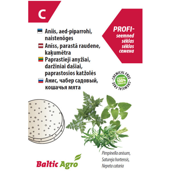 Aniisi,aed-piparrohu,naistenõgese kettad
