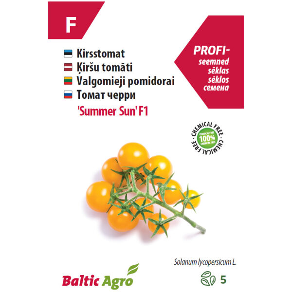 Kirsstomat 'Summer Sun' F1