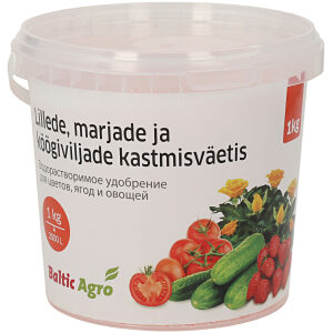 Lillede, marjade, köögiviljade väetis