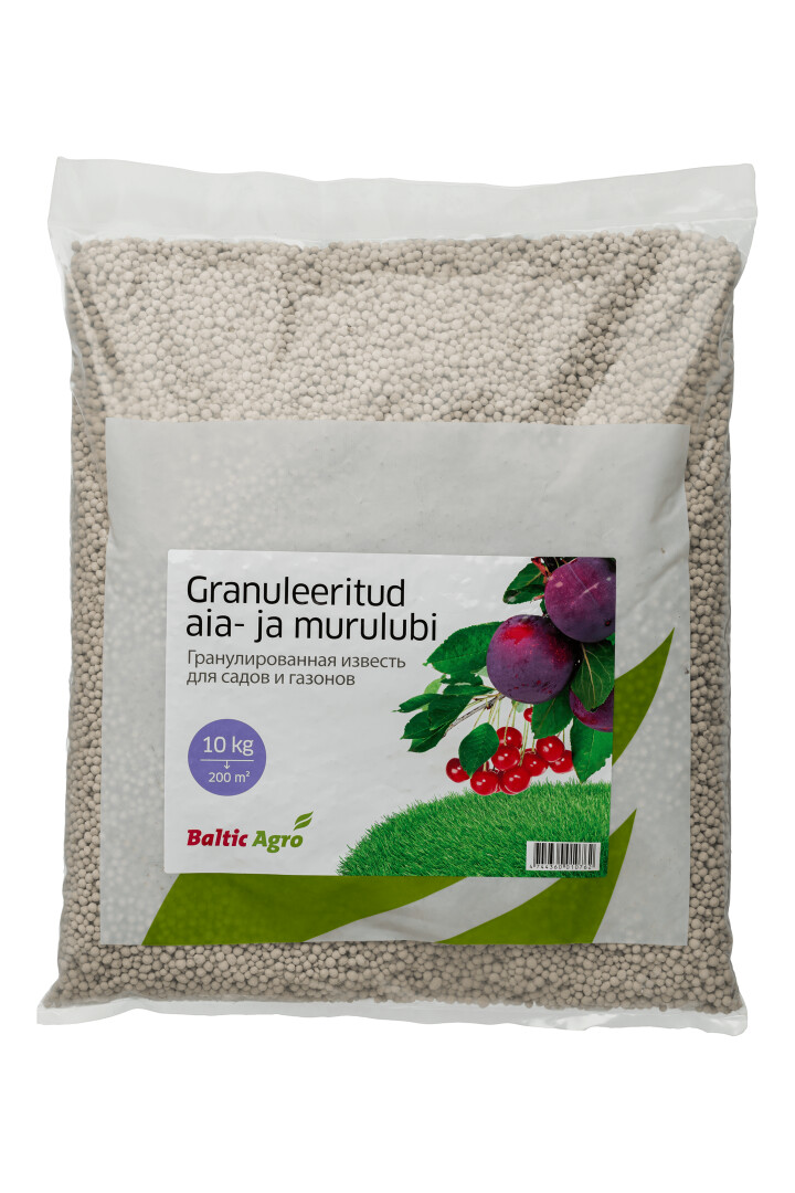 Granuleeritud aia- ja murulubi 10 kg