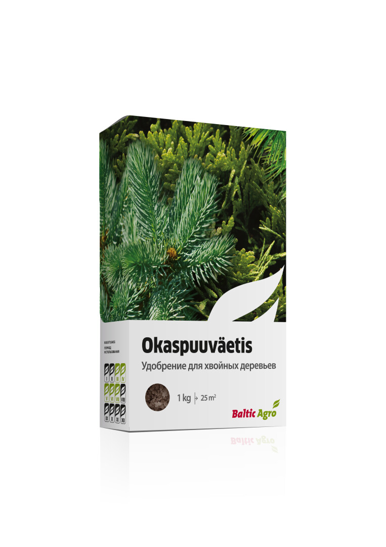 Okaspuuväetis 1 kg karbis