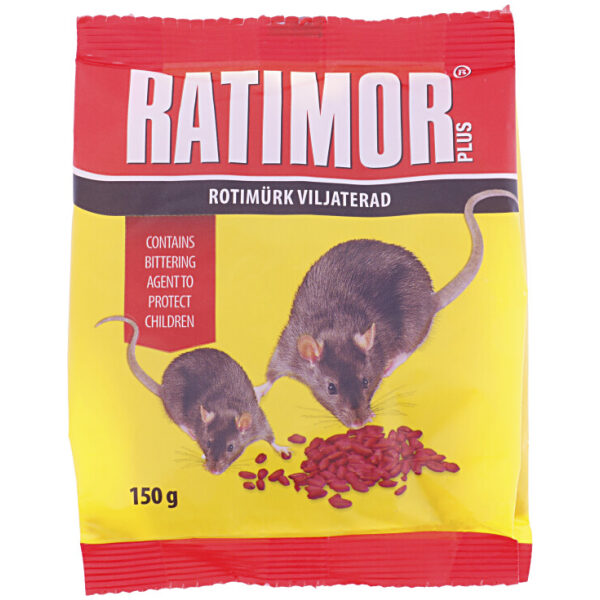 Hiire- ja rotimürk Ratimor viljaterad 150 g