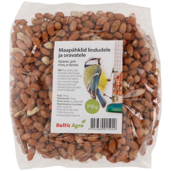 Maapähklid lindudele ja oravatele 500 g