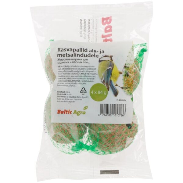 Rasvapallid lindudele 4 x 84 g