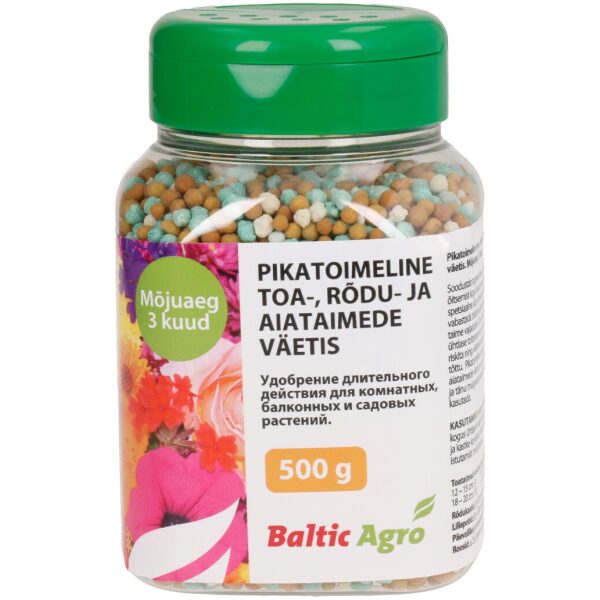 Pikatoimeline toa-, rõdu- ja amplitaimede väetis 500 g