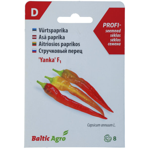 Chilly Pepper 'Yanka' F1