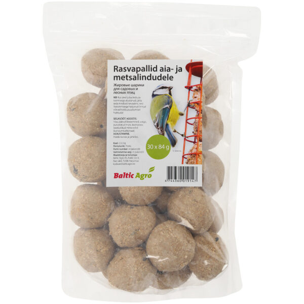 Fat Balls for Birds 30 x 84 g zip