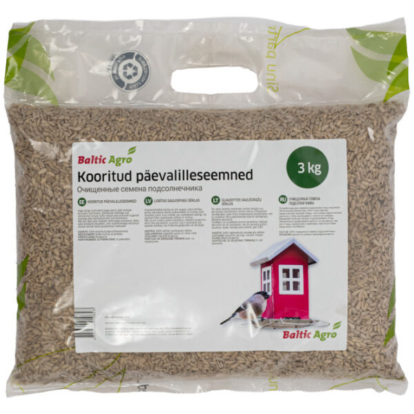 Kooritud päevalilleseemned 3 kg